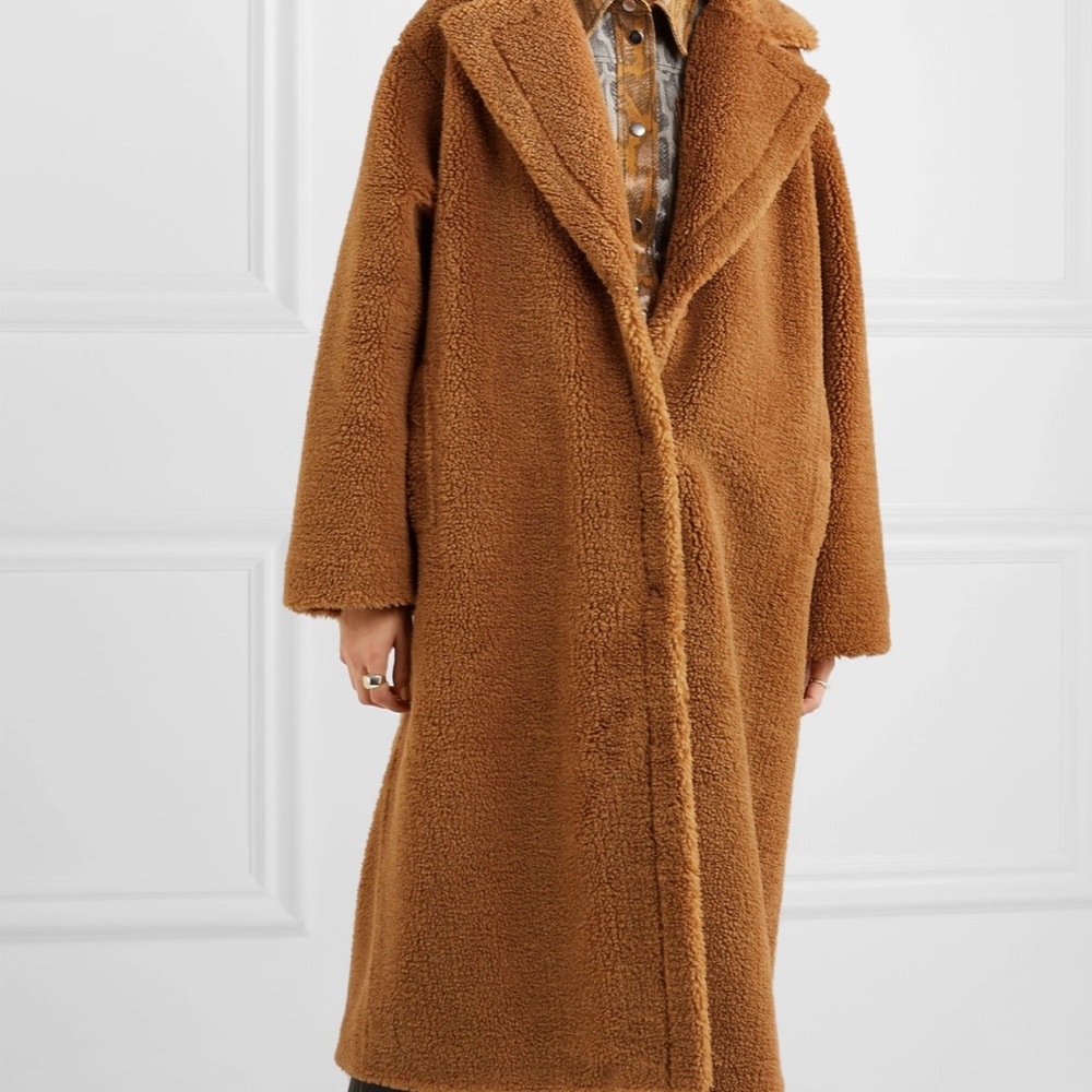 Stand Studio Maria Teddy Coat, size 38, NWT